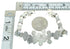 Turquoise And Genuine Sterling Silver Jewelry Link Bracelet VX65227